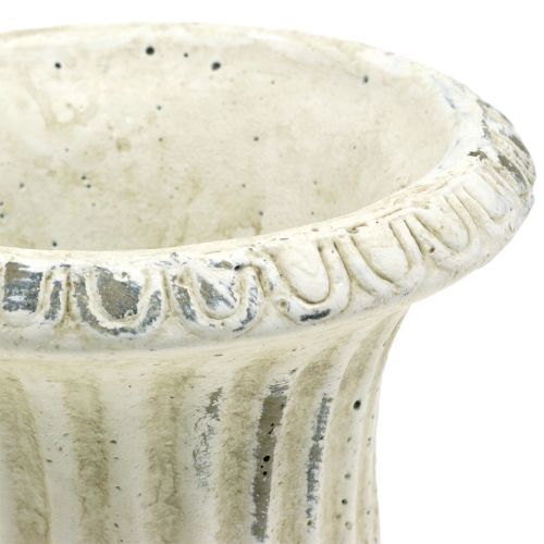 Floristik24 Vaso per piante crema antico Ø14cm H17cm