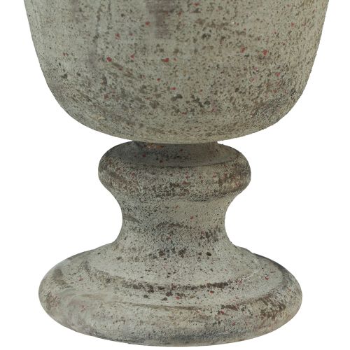 Prodotto Coppa vaso in metallo antico grigio/marrone Ø18,5 cm 21,5 cm