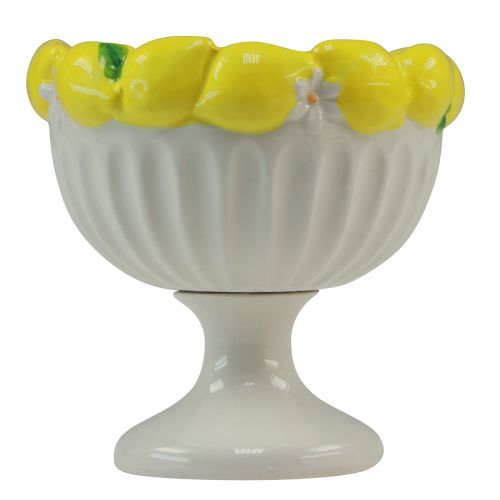 Tazza ciotola in ceramica ciotola decorativa limone Ø14,5 cm H14 cm