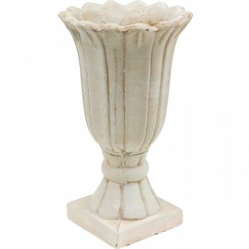 Floristik24 Fioriera, coppa tulipano, calice decorativo, anfora per piantare Ø14.5cm H25.5cm