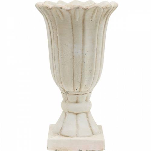 Floristik24 Fioriera, coppa tulipano, calice decorativo, anfora per piantare Ø14.5cm H25.5cm