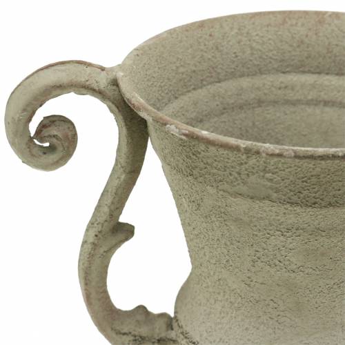 Floristik24 Ciotola per tazza grigia Ø11cm H19cm
