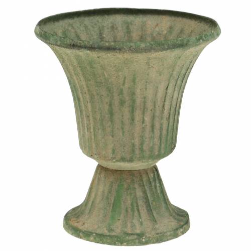 Floristik24 Calice Coppa Verde Antico Ø9cm H10cm