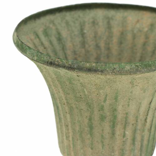 Floristik24 Calice Coppa Verde Antico Ø9cm H10cm