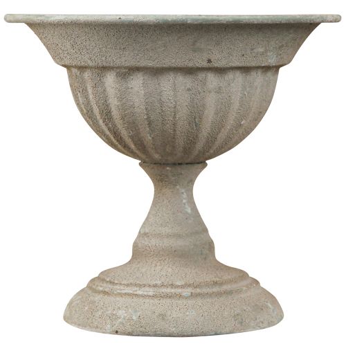 Prodotto Ciotola con base in metallo grigio vintage Ø16cm H14,5cm