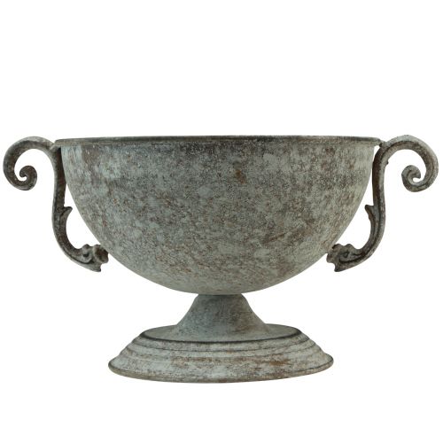 Prodotto Ciotola decorativa per tazza in metallo marrone bianco antico Ø20,5 cm