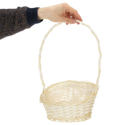 Cesto regalo 27 cm x 18 cm H43 cm leggero | Floristik24.it