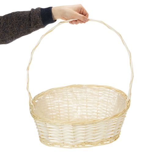 Cesto regalo in vimini, 44 cm x 36 cm | Floristik24.it
