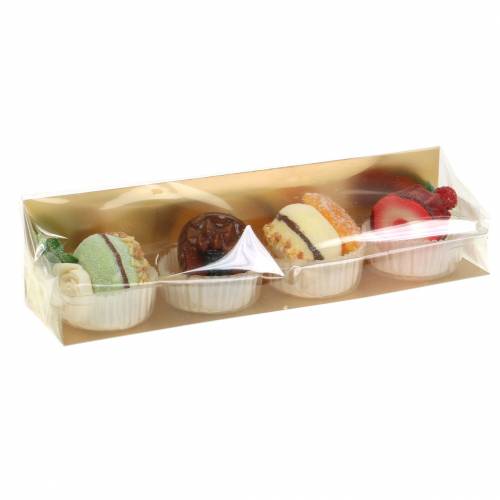 Floristik24 Tartellette selezionate artificialmente 4 cm 4 pezzi