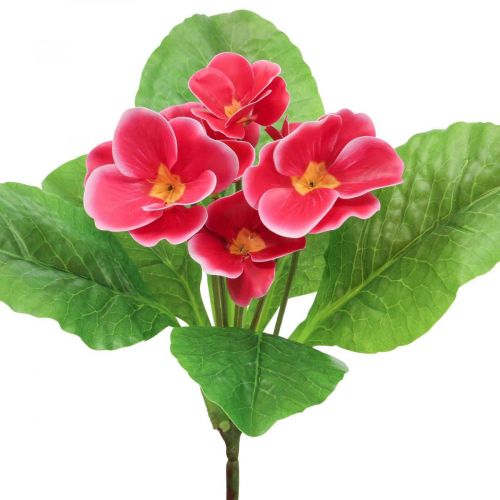 Primule fiori artificiali Primule Rosa H25cm