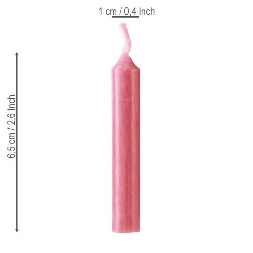 Prodotto Candele per bambole 10mm rosse Candele Wiedemann 65/10 50 pezzi