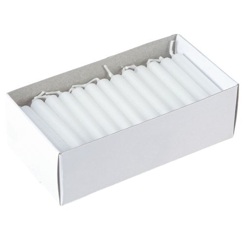 Prodotto Candele per bambole da 10 mm Candele Wiedemann bianche 65/10 50 pezzi