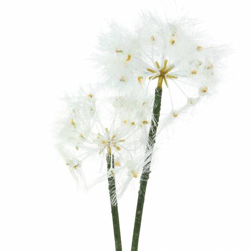 Blowball gigante di fiori artificiali di prato bianco 57cm