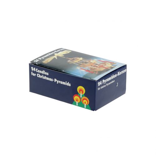 Prodotto Candele piramidali rosse 24 pz