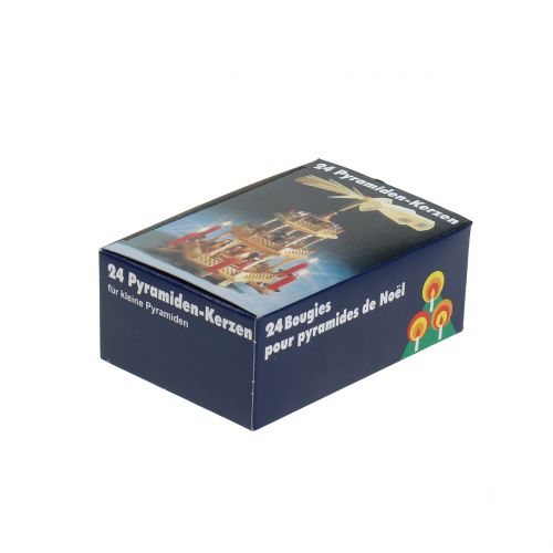 Prodotto Candele piramidali candele bianche piccole 6,5 cm 24 pz