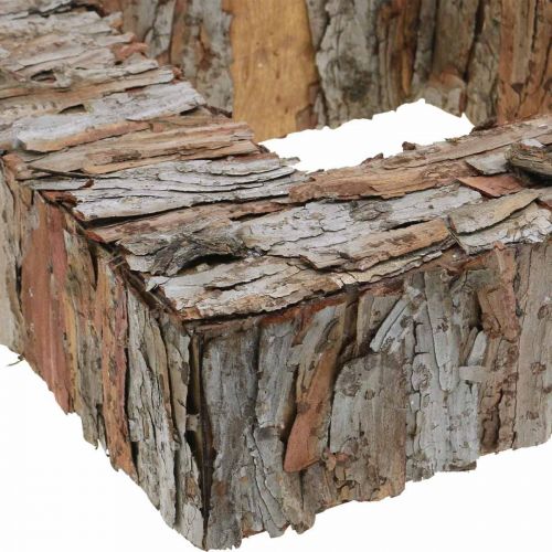 Floristik24 Deco corteccia d&#39;albero quadrata corteccia di pino aperta 30×30 cm