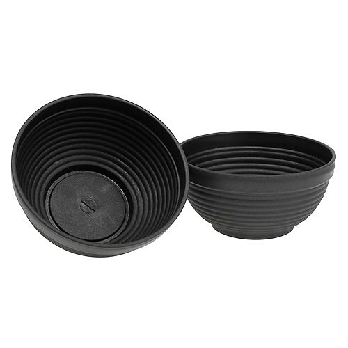 Prodotto Ciotola R in plastica antracite 19 cm, 10 pezzi