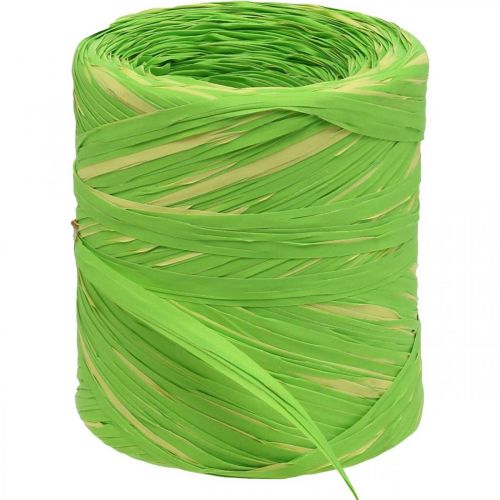 Floristik24 Nastro rafia verde giallo regalo nastro rafia 200m