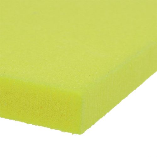 Floristik24 Lavagna di design in schiuma floreale verde 34,5 cm × 34,5 cm 3 pezzi