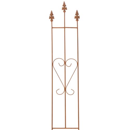 Traliccio da giardino, supporto decorativo a forma di cuore per piante rampicanti, 98 cm