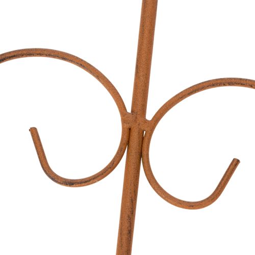 Prodotto Traliccio da giardino, supporto decorativo a forma di cuore per piante rampicanti, 98 cm