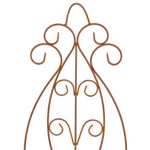 Prodotto Traliccio da giardino in metallo, supporto decorativo per piante rampicanti, 93 cm