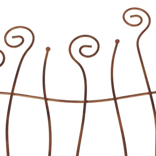 Prodotto Traliccio, supporto per arrampicata, metallo curvato, decorazione artistica da giardino, 72 cm
