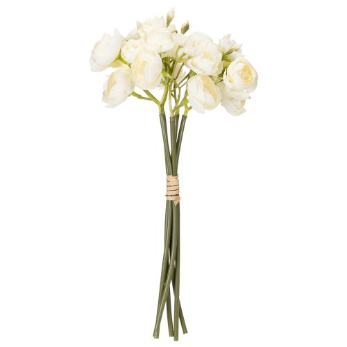 Prodotto Bouquet di ranuncoli artificiali, decorazione floreale di lunga durata per la primavera, 32 cm, 5 pezzi
