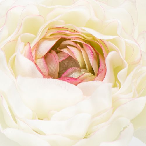 Prodotto Ranuncolo artificiale con fiori delicati per una decorazione elegante e facile da curare, 51 cm, 3 pezzi.