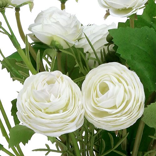 Floristik24 Bouquet di ranuncoli bianco 42 cm