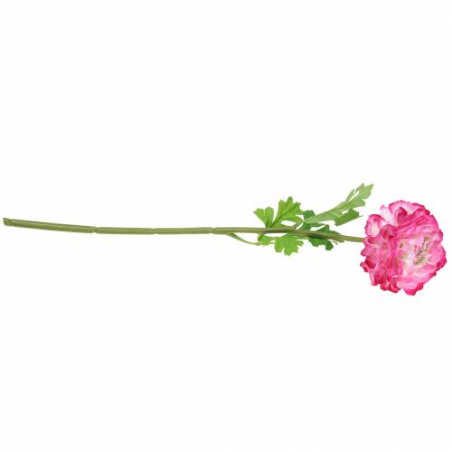 Prodotto Ranunculus rosa artificiale 48cm