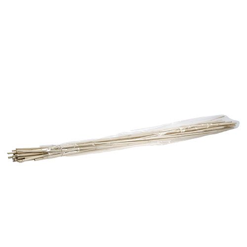 Floristik24 Aste in rattan imbiancate 100 cm 20 pz