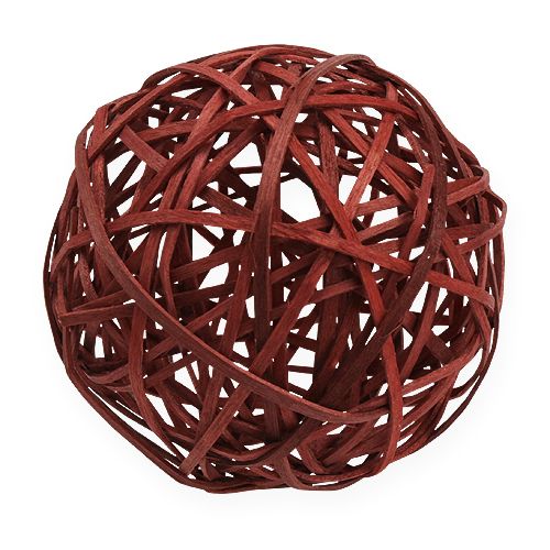 Prodotto Palline decorative in rattan 3 colori Ø8cm 8pz