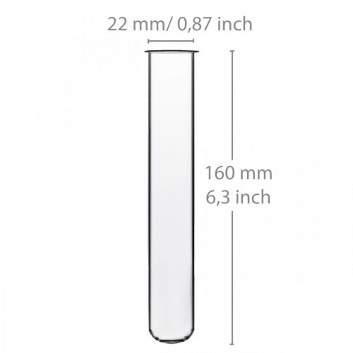 Prodotto Provetta 160 mm × 22 mm