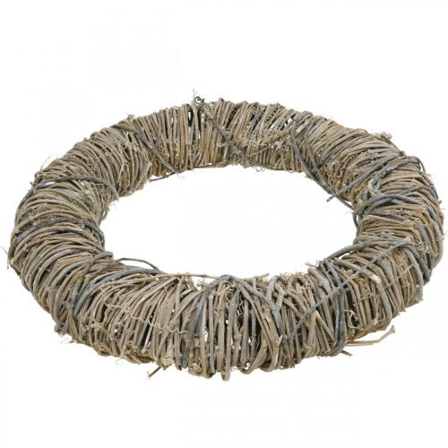 Prodotto Ghirlanda di vite ghirlanda decorativa decorazione rustica bianca lavata Ø38 cm