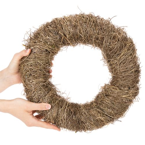 Ghirlanda in materiale naturale, ghirlanda decorativa naturale per progetti fai da te, 35 cm | Floristik24.it