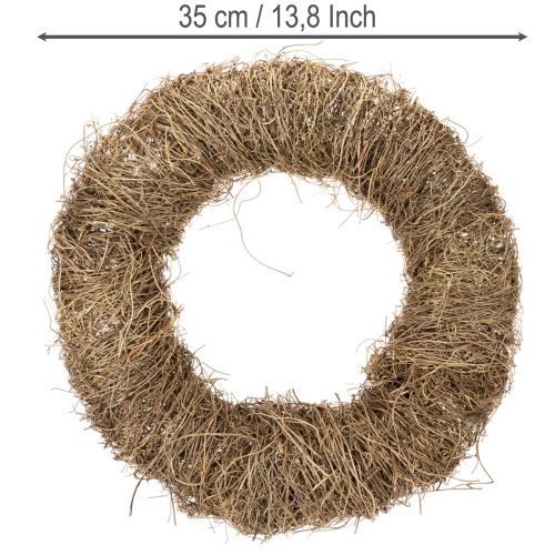 Ghirlanda in materiale naturale, ghirlanda decorativa naturale per progetti fai da te, 35 cm | Floristik24.it