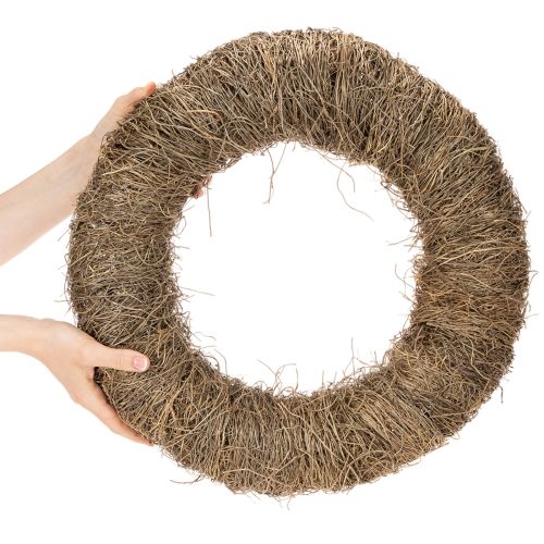 Ghirlanda di vite, non trattata, rotonda, naturale, per lavori creativi, 45 cm | Floristik24.it