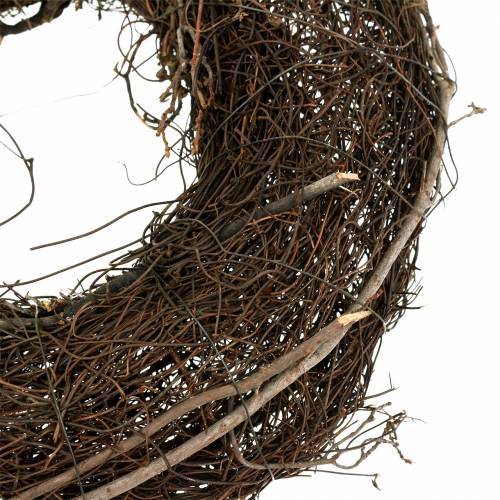 Floristik24 Ghirlanda di vite con salice naturale Ø30cm 2pz