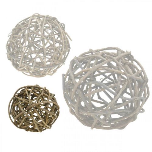 Floristik24 Sfera decorativa vite naturale scuro Ø15cm