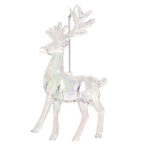 Renne decorative in acrilico per albero di Natale, 14 cm, 4 pezzi | Floristik24.it