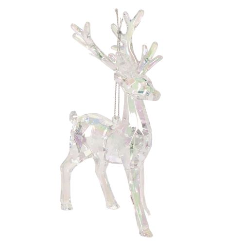 Renne decorative in acrilico per albero di Natale, 14 cm, 4 pezzi | Floristik24.it