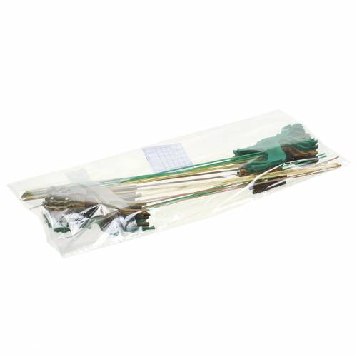 Prodotto Plug decorativo cervo oro, marrone, verde assortiti 8 cm 18 pz