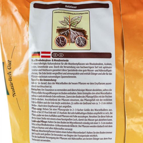 Prodotto FRUX terriccio per rododendri e terriccio per ericacee 18l