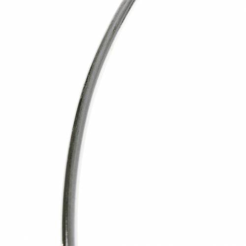 Floristik24 Anello decorativo argento Ø30cm 4 pezzi