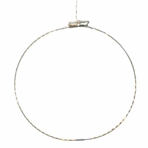 Anello con micro LED Ø38cm bianco caldo 125L bianco Per esterno e interno
