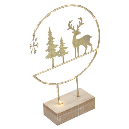 Decorazione natalizia Decorazione LED Decorazione cervo a batteria H29cm