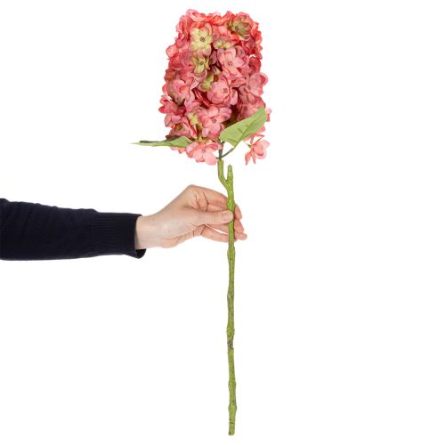 Prodotto Fiore di ortensia artificiale dall'aspetto elegante per una decorazione accattivante della stanza, 62 cm