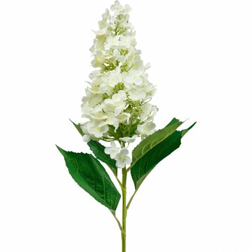 Prodotto Pannocchia Ortensia Crema Bianco Ortensia Artificiale Fiore di Seta 98 cm