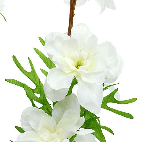Prodotto Delphinium artificiale bianco 95 cm